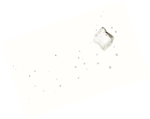 Eis und Tropfen