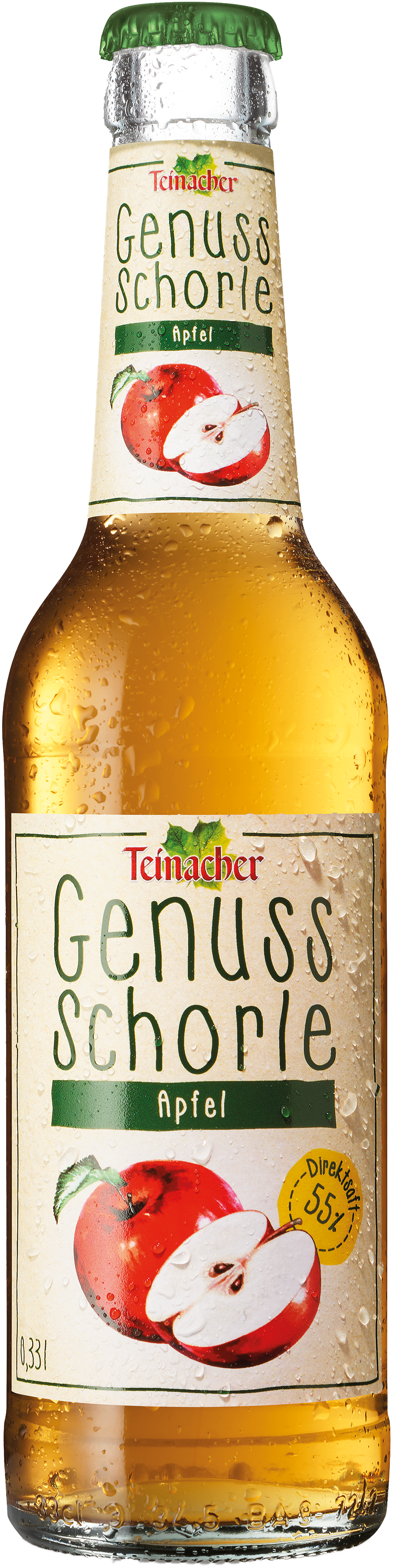 Teinacher Genuss Schorle Apfel 0,33L · Maruhn – Welt der Getränke