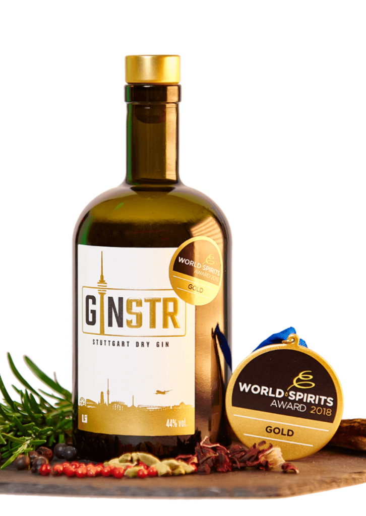 GINSTR Stuttgart Dry Gin · Maruhn Welt der Getränke
